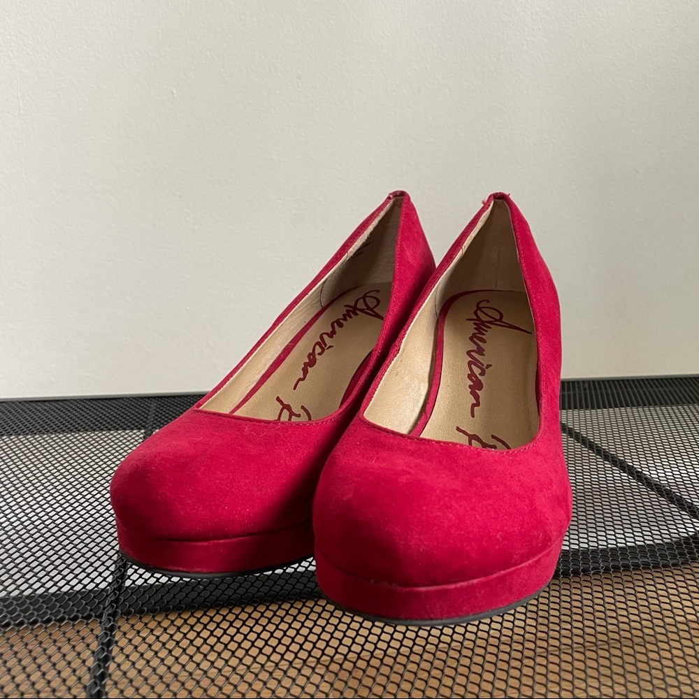 Red American Rag Wedges